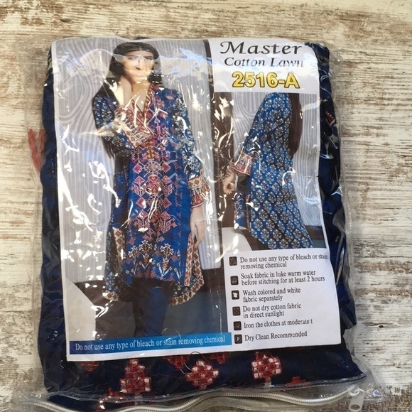 KURTA/KURTI Dress Making Fabric Master Cotton Lawn 2516-A - Picture 1 of 6